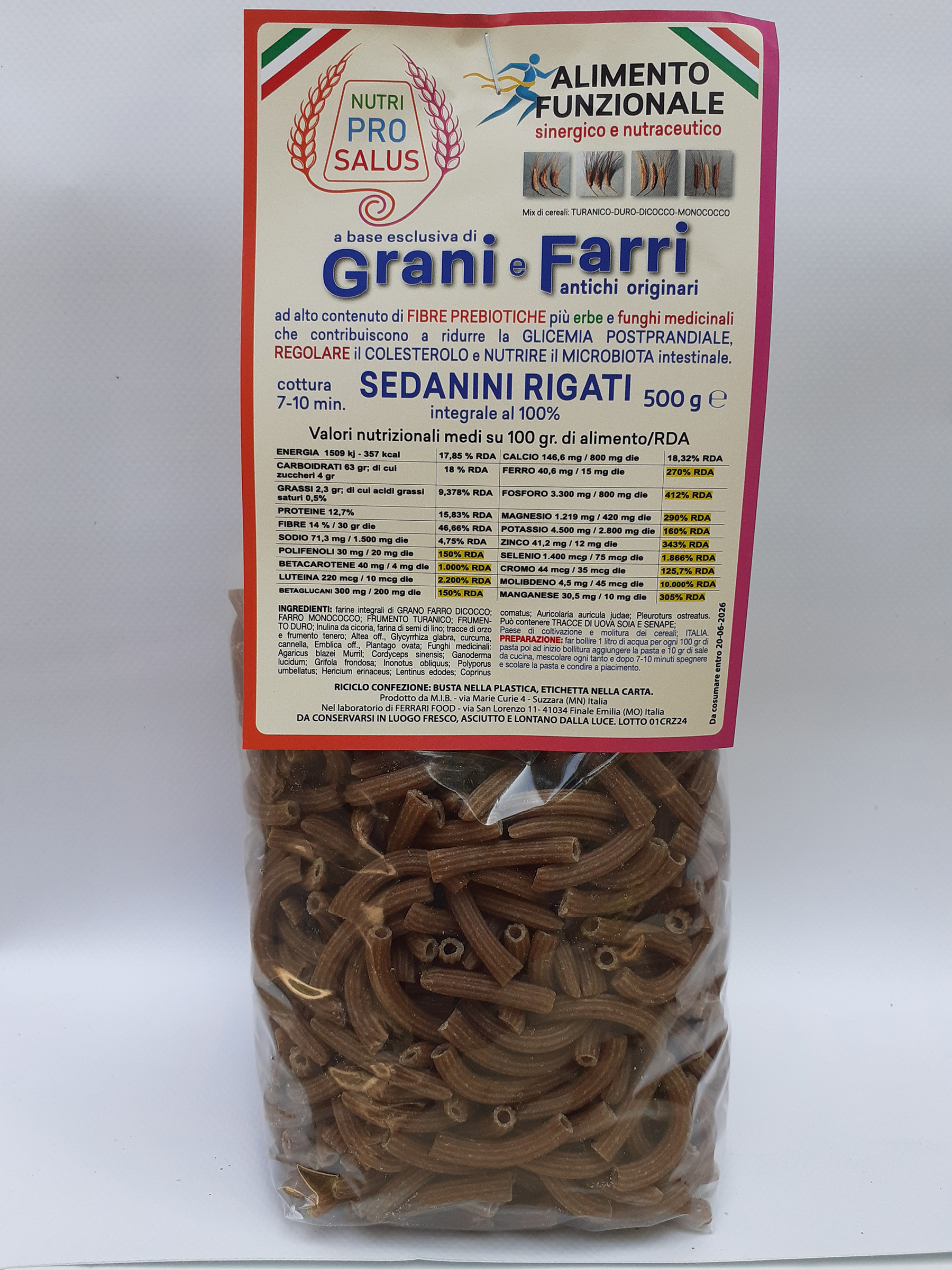 Sedanini rigati